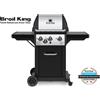 BROIL KING MONARCH 340 Broil King Barbecue a gas, Tre bruciatori Dual Tube, Fornello laterale, Due griglie in ghisa pesante
