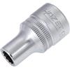 Hazet 900Z-8 Inserto Chiave a Bussola Doppio Esagono, Argento, Attacco Quadro, Cavo, 12.5 mm 1/2 di Pollice