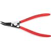 KNIPEX Pinza per anelli di sicurezza per anelli di sicurezza esterni su alberi angolazione a 45° rivestiti in resina, 46 31 A32