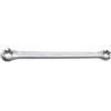 Hazet 609-E10Xe12 Chiave a Doppio Anello Torx, Argento, Apertura Chiave E 10 X E 12, Lunghezza 140 mm