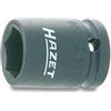 Hazet 900S-27 Inserto Chiave a Bussola per Avvitatori ad Impulso Esagonale, Nero, Attacco Quadro, Cavo, 12.5 mm 1/2 di Pollice