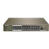 TENDA SWITCH TENDA TEF1126P-24-250W V2.0 24P 10/100 PoE +1P GIGABIT+1P SFP(combo)Rackmount Potenza PoE 250W