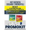 Nld Concorsi Kit Concorso 487 posti Agenzia delle Dogane. Profilo Adm/Famm. Manuale + Quiz commentati per la prova scritta 2024