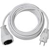 Brennenstuhl, Prolunga in plastica di alta qualita 5m bianco H05VV-F 3G1,5