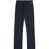 FREDDY - Pantaloni in Cotone Regular Fit Vita Alta con Coulisse, Donna, Blu, Extra Small