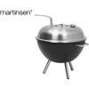 MARTISEN 45 TRAVEL Martisen Barbecue a carbonella Realizzato in acciaio inossidabile e alluminio, Braciere in acciaio inox, Braciere esterno in alluminio, Griglia di cottura in acciaio inox