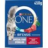 Purina One Crocchette Speciali Per Gatti Adulti Sterilizzati, Confezione da 10 x 450 g