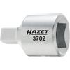 Hazet 3702 Inserto Chiave a Bussola per Giravite per Servizio Olio, Argento, Attacco Quadro, Cavo, 12.5 mm 1/2 di Pollice