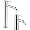 Jacuzzi Set miscelatori lavabo alto + bidet Jacuzzi | rubinetteria Sunset ottone cromato per piletta click clack