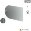 Baden Haus Specchio 80X120 LED righe anti-fog con specchietto ingranditore