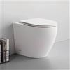Arcdesign Selection WC filo muro rimless scarico a vortice mod. Florida