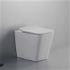 Arcdesign Selection WC filo muro scarico rimless design squadrato mod. Levanzo