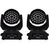 BEEM COPPIA TESTA MOBILE WASH LED 36×12 RGB 4IN1 CON FLIGHTCASES 4IN1 NUOVA CON BAULE