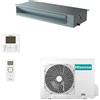 Hisense Mono Split Canalizzato 12000 Btu ADT35UX4RBL8 AUW35U4RS8 Turbo Condizionatore 220 v Monofase R-32 WiFi Opz