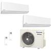 Panasonic Dual Split 7000+15000 Btu CU-2Z50TBE CS-Z20ZKEW CS-Z42ZKEW Condizionatore Z Etherea Bianco Inverter WiFi R-32