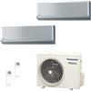 Panasonic Dual Split 9000+12000 Btu CU-2Z35TBE CS-XZ25ZKEW CS-XZ35ZKEW Condizionatore XZ Etherea Argento Inverter WiFi R-32