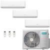 Hisense Trial Split 7000+9000+9000 3AMW52U4RJC CF20YR04G CF25YR04G CF25YR04G Condizionatore Hi Comfort WiFi R-32