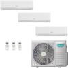 Hisense Trial Split 7000+12000+24000 5AMW125U4RTA KE20MR01G KE35XR01G KE70KT01G Condizionatore Energy Ultra WiFi R-32