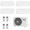 Panasonic Quadri Split 5+5+5+5 CU-4Z68TBE CS-MTZ16ZKE CS-MTZ16ZKE CS-MTZ16ZKE CS-MTZ16ZKE Condizionatore TZ Compatta