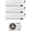 SAMSUNG KIT CONDIZIONATORE TRIAL SPLIT SAMSUNG WINDFREE, 12000+9000+9000 BTU, UNITÀ ESTERNA + 3 UNITÀ INTERNE, AJ052TXJ3KG/U + N°1 AR12TXEAAWKNEU + N°2 AR09TXEAAWKNEU [29122]