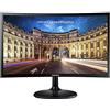 Samsung 27F390 Monitor Curvo FHD da 27, 1920 x 1080, 16.7 Milioni di Colori, 4 ms, 2 HDMI, D-Sub, USB, Nero, VESA