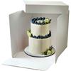 Decora Scatola per torta con coperchio bianca Premium 50,5 x 70,5 x h 23,5 cm