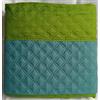 Corredocasa Copriletto Matrimoniale Trapuntato Double Face, Made in Italy - Trapunta Primaverile/Estiva in Morbida Microfibra - Trapuntino Bicolore disponibile in Vari Colori - 250x240 cm (Verde Petrolio/Verde)