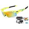 Msport Occhiali da sole ciclismo Occhiali sportivi Polarizzati per Bici strada e MTB, 5 lenti colorati Anti-UV - BB01
