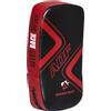 AQF Scudo Curvo Imbottitura da Braccio Thai Kickboxing, Colpitori Boxe, Pao Muay Thai Pad, Arti Marziali Striking Shield per MMA, UFC, Karate & Taekwondo (Rosso, Singolo)