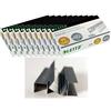 Leitz 55700000 graffette (24/6 mm), 10.000 pezzi zincati (10 confezioni, 24/6 mm)