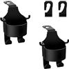 JNNJ 2 Pezzi Portabicchieri Universale Auto, Gancio 3 in 1 Portabicchieri per Sedile Posteriore, Portabicchieri per Lo Schienale Del Sedile Dell'auto, Supporto Di Tazza Portatile Dell'automobile