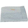 roba Coperta per Neonati e Bambini Lil Planet - Pois Terry - Cotone Biologico - Certificato GOTS - 80 x 80 cm - Idrorepellente - Traspirante e Lavabile - per Lettino, Culla e Carrozzina - Azzurro
