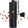TIMEMORE Macinacaffè Manuale TIMEMORE Chestnut S3, Impostazione Numerica Esterna Regolabile, Corpo Intero in Metallo e Bavatura in Acciaio Inossidabile, per Espresso a French Press, Nero