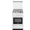 Delonghi SEW 554 N ED Cucina Gas 4 Fornelli con Forno Elettrico da 50 cm Bianco