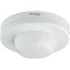 Oktaplex motion Oktaplex Pia Rilevatore di presenza per esterni e interni, sensore di movimento a infrarossi a 360°, IP65, 230 V, sensore di movimento, bianco
