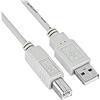 NILOX 1.8m USB 2.0 cavo USB 1,8 m USB A USB B Bianco - Cavi USB (1,8 m, USB A, USB B, 2.0, Male Connector/Male Connector, Bianco)