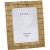 DRW Portafoto in resina per fotografia da 10 x 15 cm, in oro, 16 x 1,3 x 21,3 cm, per 10 x 15 cm