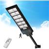 Viugreum Lampione Solare LED Esterno 600W/1080Led con Sensore di Movimento - 3 Modi/6500K, IP65 Impermeabile con Telecomando - 1 Pezzi