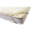 Merino Wool * DIAMOND * Coprimaterasso Coprimaterassi e protezioni lana merino naturale mattress topper pad underblanket (120_x_190_cm)