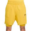 Nike Pantaloncini da tennis da uomo Nike Court Dri-Fit Slam RG 2-in1 Shorts - Giallo