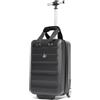 Aerolite 40x20x25cm Misure Ryanair Massimo Valigia Da Cabina Rigida Leggera e Ecologica, Bagaglio a mano 40x20x25 Sotto Sedile di 2 Ruote e Lucchetto TSA Integrato, Nero