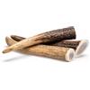Dilecti Corno di Cervo per Cani - Osso di Cervo da Masticare, Snack Naturale e Gioco Masticativo di Lunga Durata per l'Igiene Dentale del Cane - Interi S (3 Pezzi)