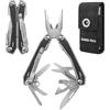 Swiss+Tech Pinza Multifunzione, Pinza Multiuso 16 in 1, Strumento Multifunzionale Pieghevole in Acciaio Inossidabile con Apribottiglie, Forbici, Coltello, Pinza, Ottimo per il Campeggio