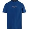 NORTH SAILS T-Shirt Uomo Maglietta Girocollo Manica Corta Cotone con Stampa Articolo 692974, 0831 Surf Blue, 3XL