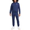 Nike FB7296-410 Club Fleece Tuta da Ginnastica Uomo Midnight Navy/White Taglia L