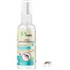 SPARIL Spray Repellente Antizanzare Tropicale 100 Ml. Protezione All'eucalipto E Citriodiolo 6h. Prodotto Contro Efficaci Punture Di Zanzara, Repellente Da Esterno E Interno Per Neonati E Donne Incinte