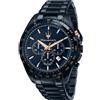 Maserati Orologio Maserati Traguardo Blue Edition r8873612054 Watch Acciaio Cronografo