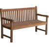 MIlani Home LIGULA - panca da giardino in legno di teak 3 posti