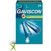 Gaviscon 500 mg/10 ml + 267 mg/10 ml Sospensione Orale Aroma Menta 24 Bustine Monodose 10 ml