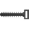 fischer 545787 Fascette fermacavo FCTP, nero, fino a 9,5 breit x 3 hoch